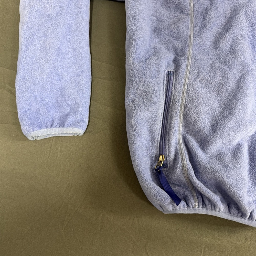 light blue and purple vintage Patagonia Regulator R3 Radiant Fleece Jacket Lg